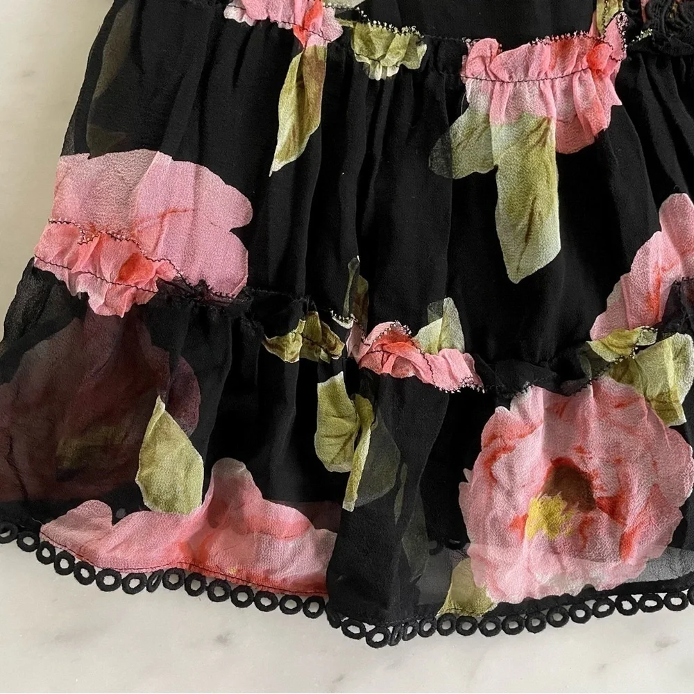 Kate Spade Floral Silk Top